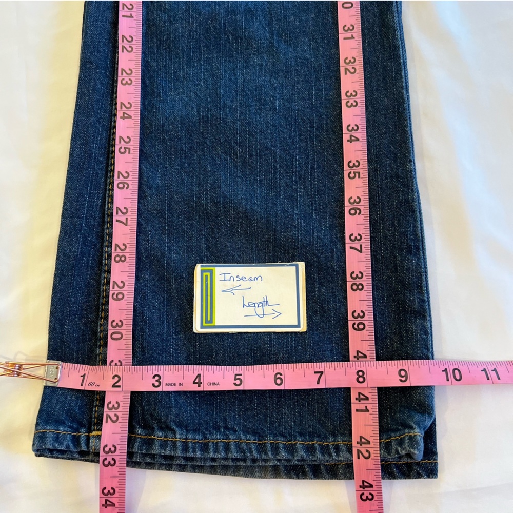 AUTHENTIC True Religion Denim Y2K Bootcut Logo USA Made Jeans Size 33 x 33 EUC - Picture 16 of 16
